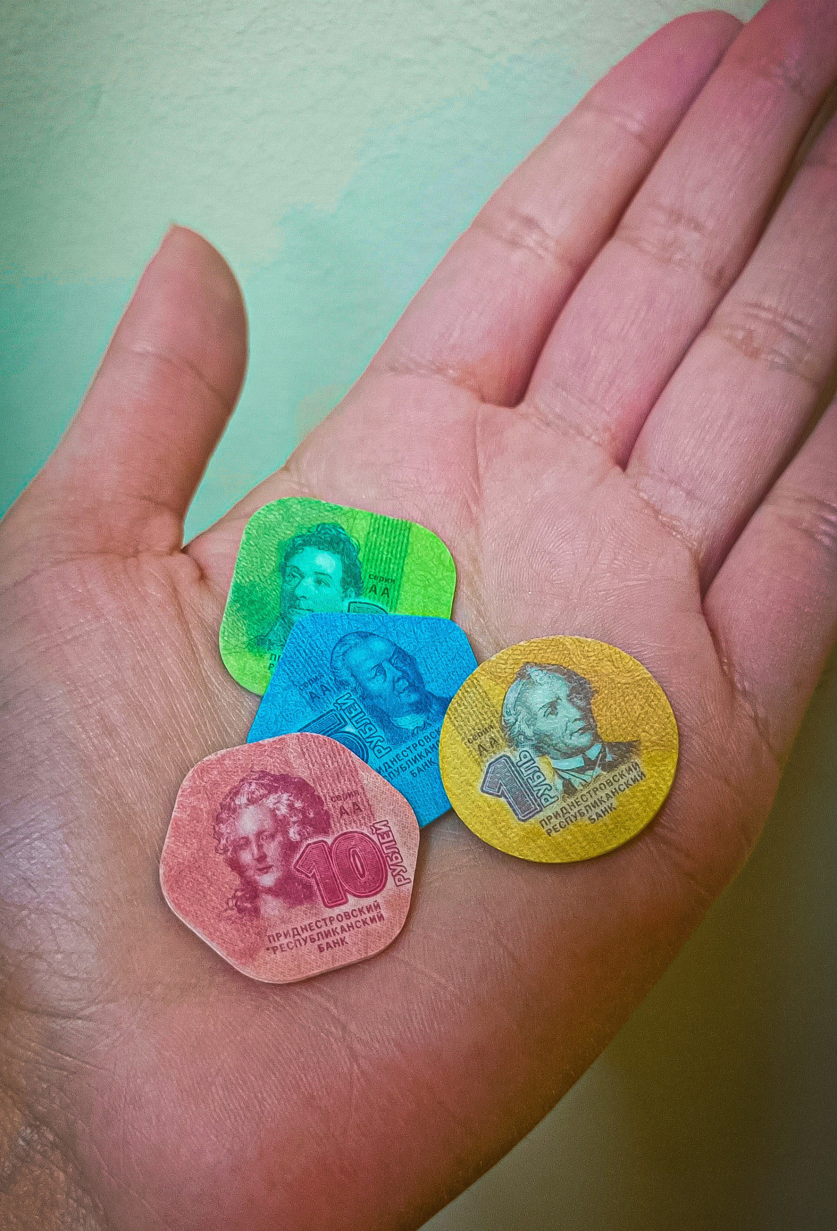 Transnistria's plastic currency