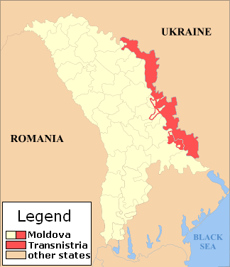 Transnistria Map Transnistria Map