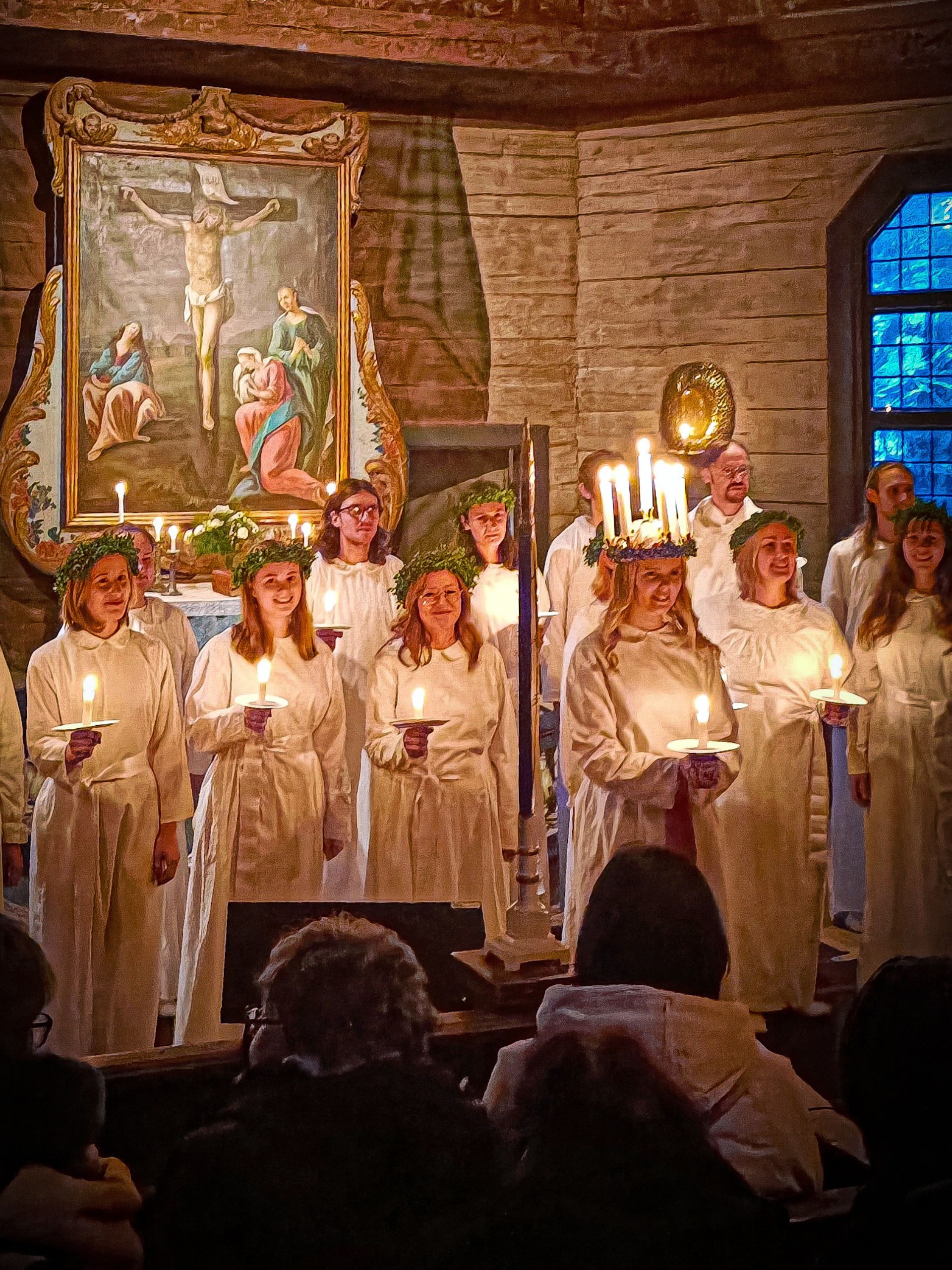 Lucia celebration at Skansen